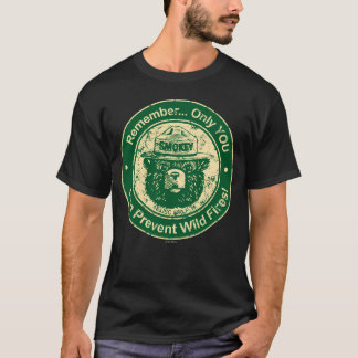 Smokey Bear Only Green T-Shirt