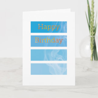 Smokey Birthday - Fire department called Card