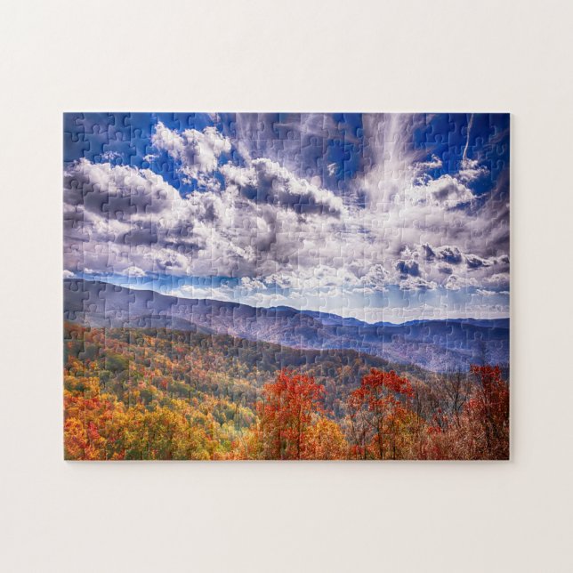 Smokey Mountain River Creek. Jigsaw Puzzle (Horizontal)