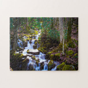 Smokey Mountain River Creek. Jigsaw Puzzle