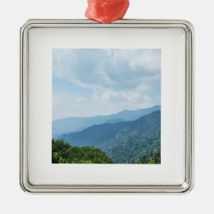 Smokey Mountains Metal Ornament
