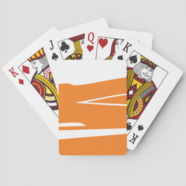 Smokey Orangesicle Playing Cards (Back)