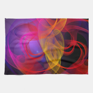 Smokey Swirls Kitchen Towel