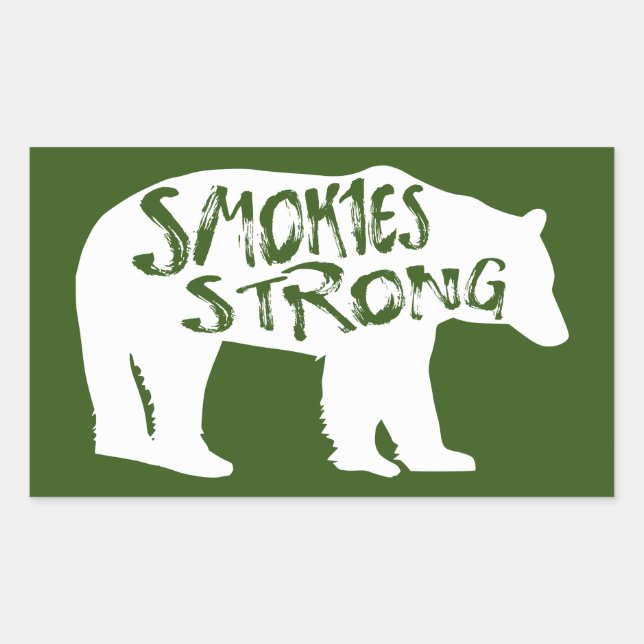 Smokies Strong Bear Sticker (Front)