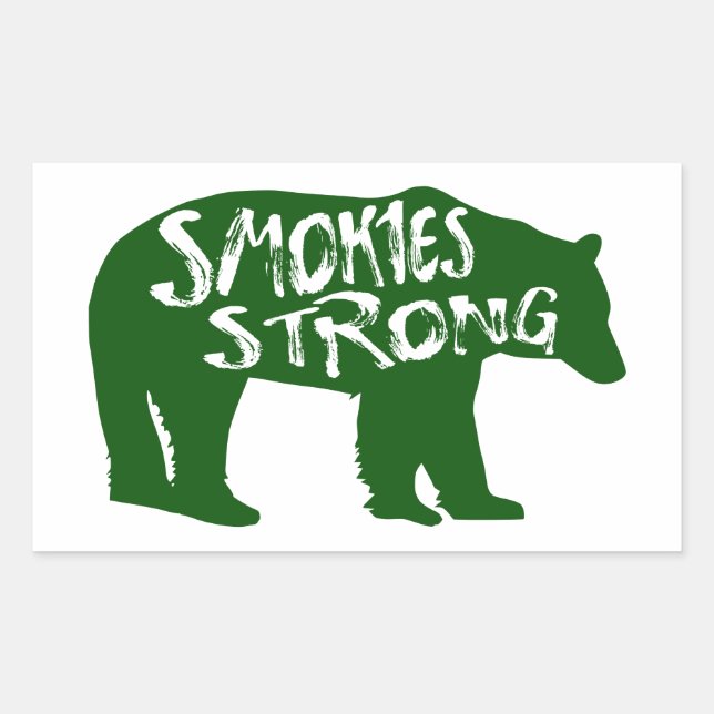 Smokies Strong Bear Sticker (Front)