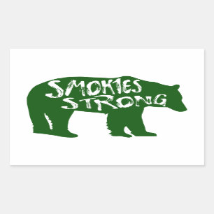 Smokies Strong Bear Sticker