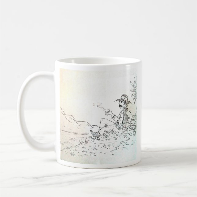 Smokin Cowboy Coffee Mug (Left)