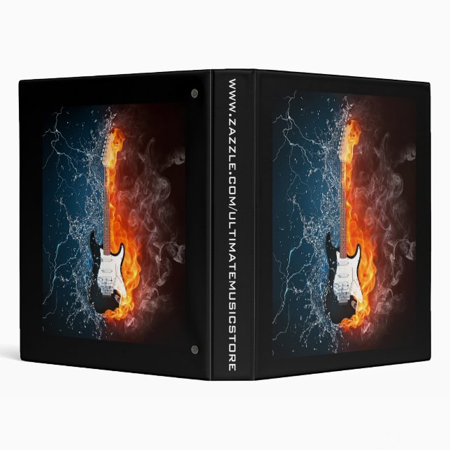 SMOKIN' GUITAR ON ICE BINDER (Background)