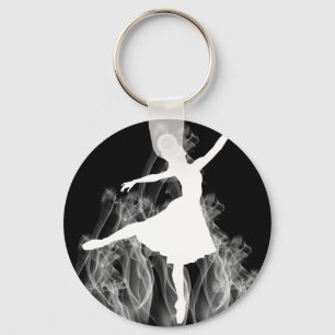 Smokin' Hot Ballerina Dancer Keychain