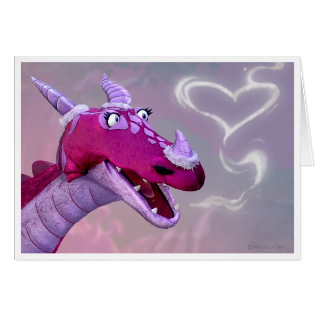 Smokin' Hot Dragon Card (Front Horizontal)