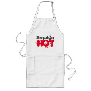 Smokin Hot Graphics Art Design Long Apron