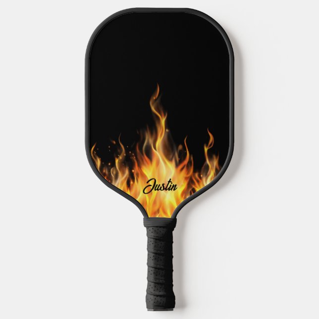 Smokin' Hot Personalized  Pickleball Paddle (Front)