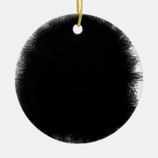 smoking black ceramic ornament
