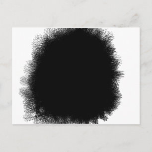 smoking  black postcard