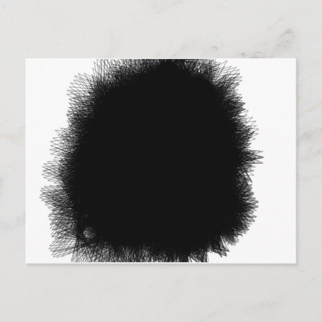 smoking  black postcard (Front)