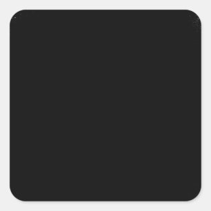 smoking  black square sticker