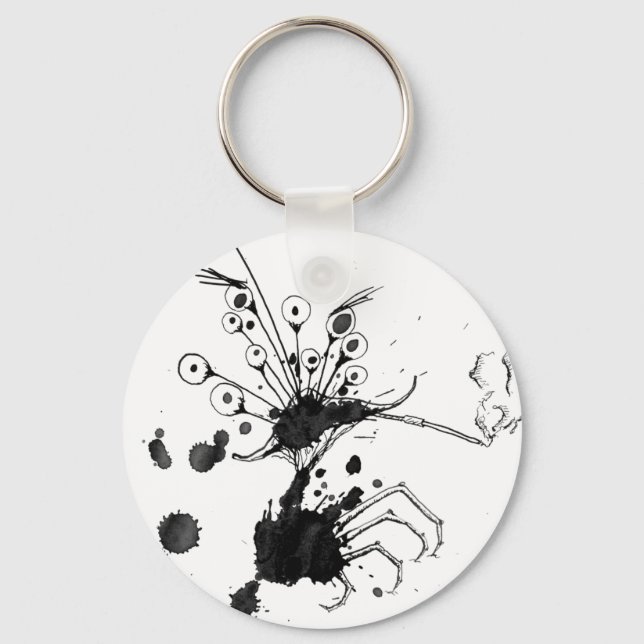 Smoking Crab Keychain (Front)