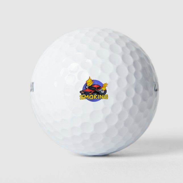 Smoking Golf Balls (Front)