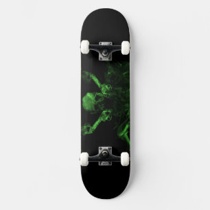 Smoking Guns Skull Skateboard