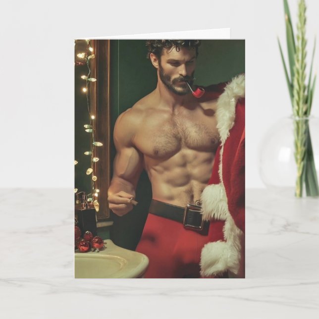 SMOKING HOT CHRISTMAS CARD (Front)