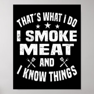 Smoking Meat Bbq Grilling Smoker Smoked Meat 3 Poster