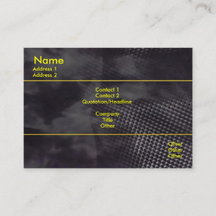 Smoking Metal Business Card