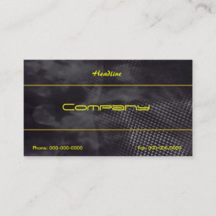 Smoking Metal Business Card