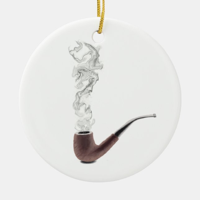 Smoking Pipe Ornament (Front)