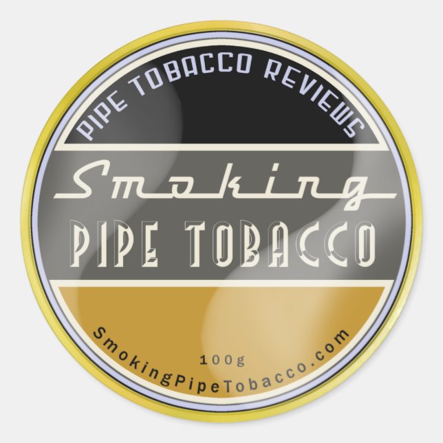 Smoking Pipe Tobacco Sticker (Front)