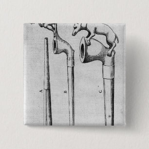 Smoking Pipes 2 Inch Square Button