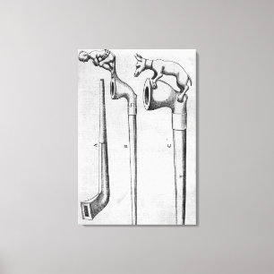 Smoking Pipes Canvas Print