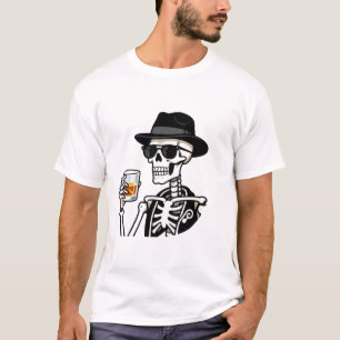 smoking skeleton T-Shirt