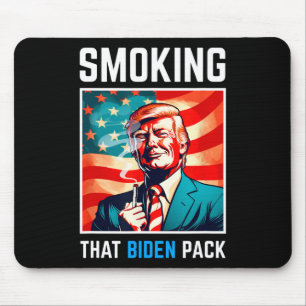 Smoking That Biden Pack - Trump 2024 Mouse Pad