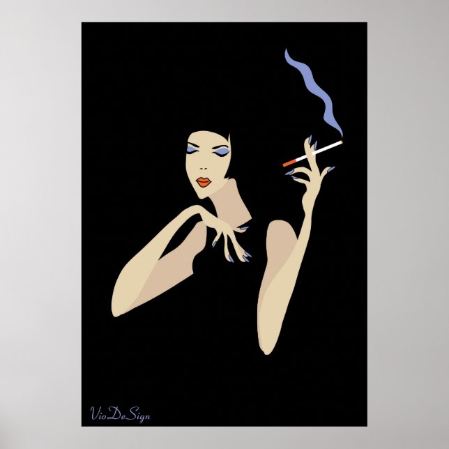 Smoking Woman Poster (Front)