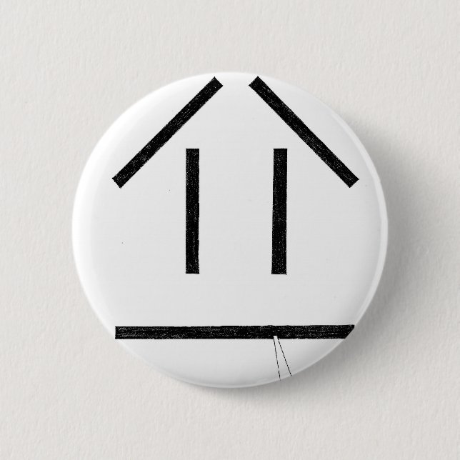 Smoky 2 Inch Round Button (Front)