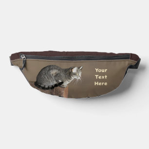 Smoky Grey Tabby Cat Fanny Pack