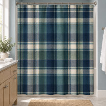 Smoky Jade & Navy Plaid