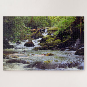 Smoky Mountain Stream  -  20x30 Jigsaw Puzzle