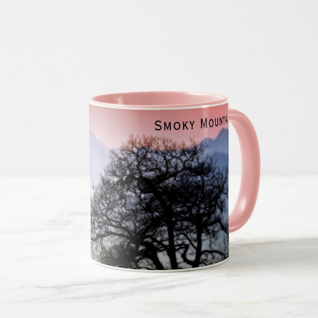 Smoky Mountain Sunset from the Blue Ridge Parkway Mug (Front Right)