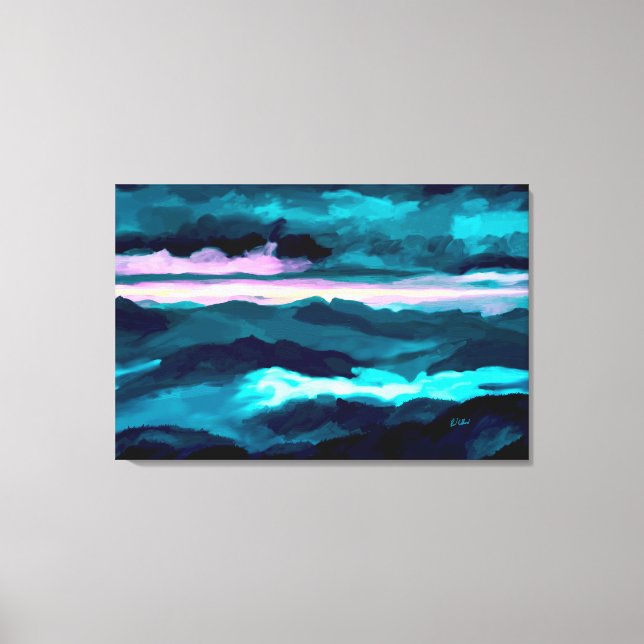 Smoky Mountains Canvas Print (Front)