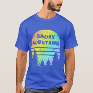 Smoky Mountains Rainbow Hiking Camping Outr gift T-Shirt