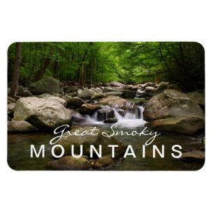 Smoky Mountains River Flexible Magnet
