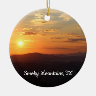 Smoky Mountains Tennessee Christmas Tree Ornament