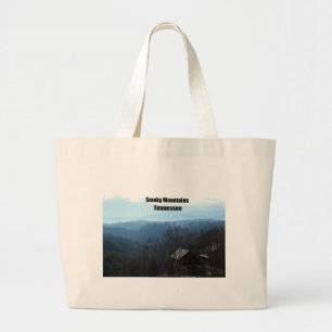 Smoky Mountains, Tennessee Large Tote Bag