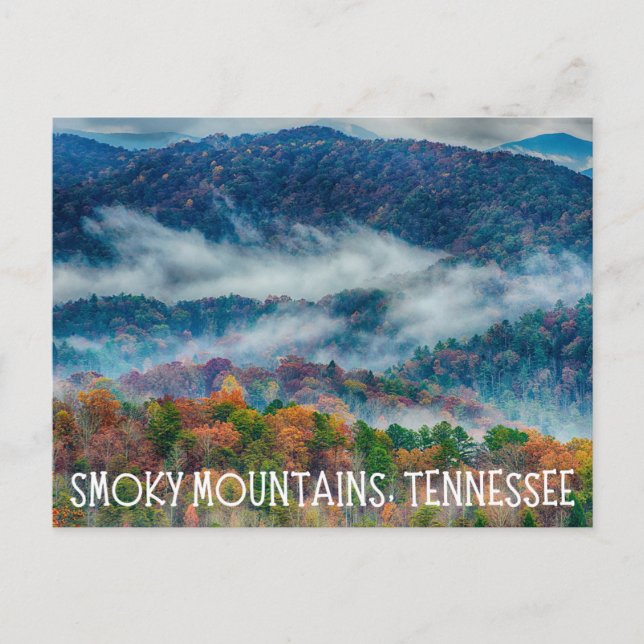 Smoky Mountains Tennessee Postcard (Front)