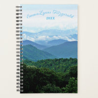 Smoky Mountains Thoreau Quote Blue Green Custom