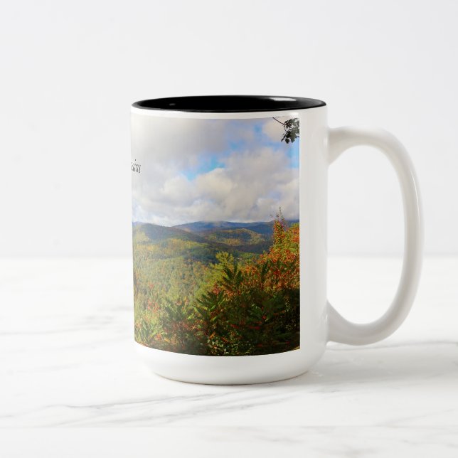 Smoky Mountains Two-Tone Coffee Mug (Right)