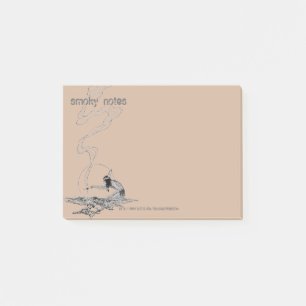 "smoky notes" post-it notes