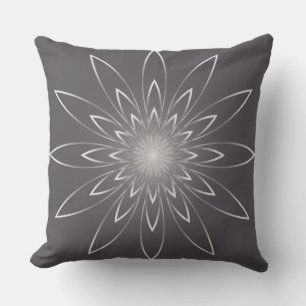 smoky quartz clock throw pillow