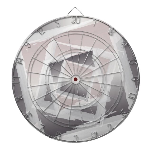 Smoky quartz grey dartboard (Front)